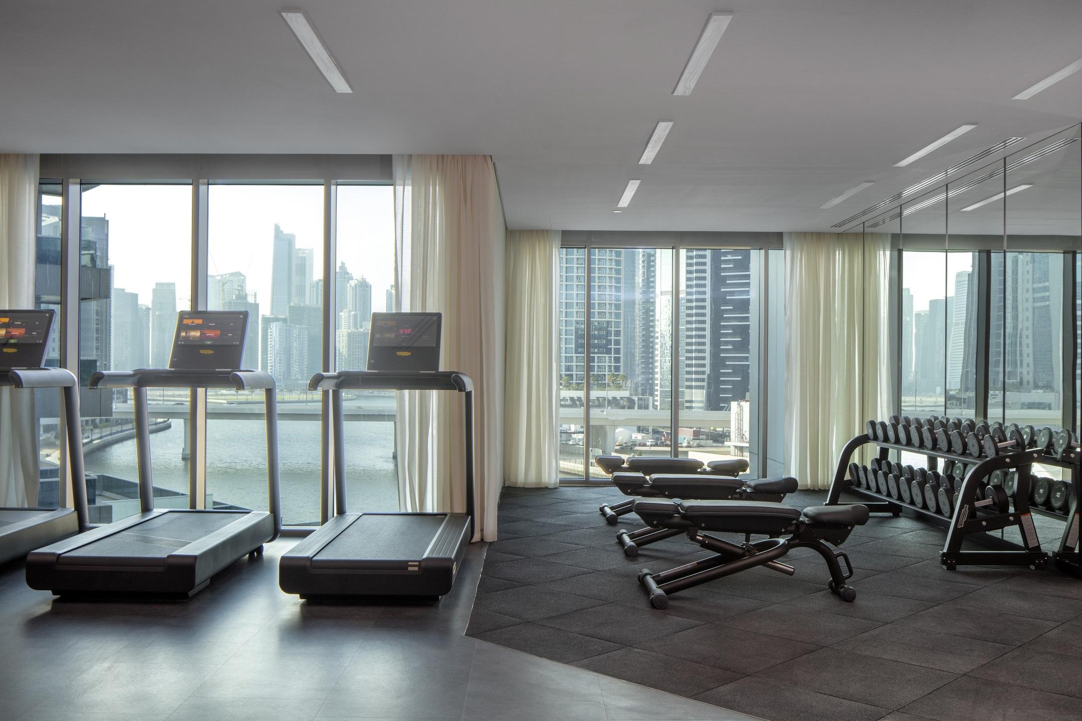 Hyde Hotel Dubai Exterior photo The gym at the hotel