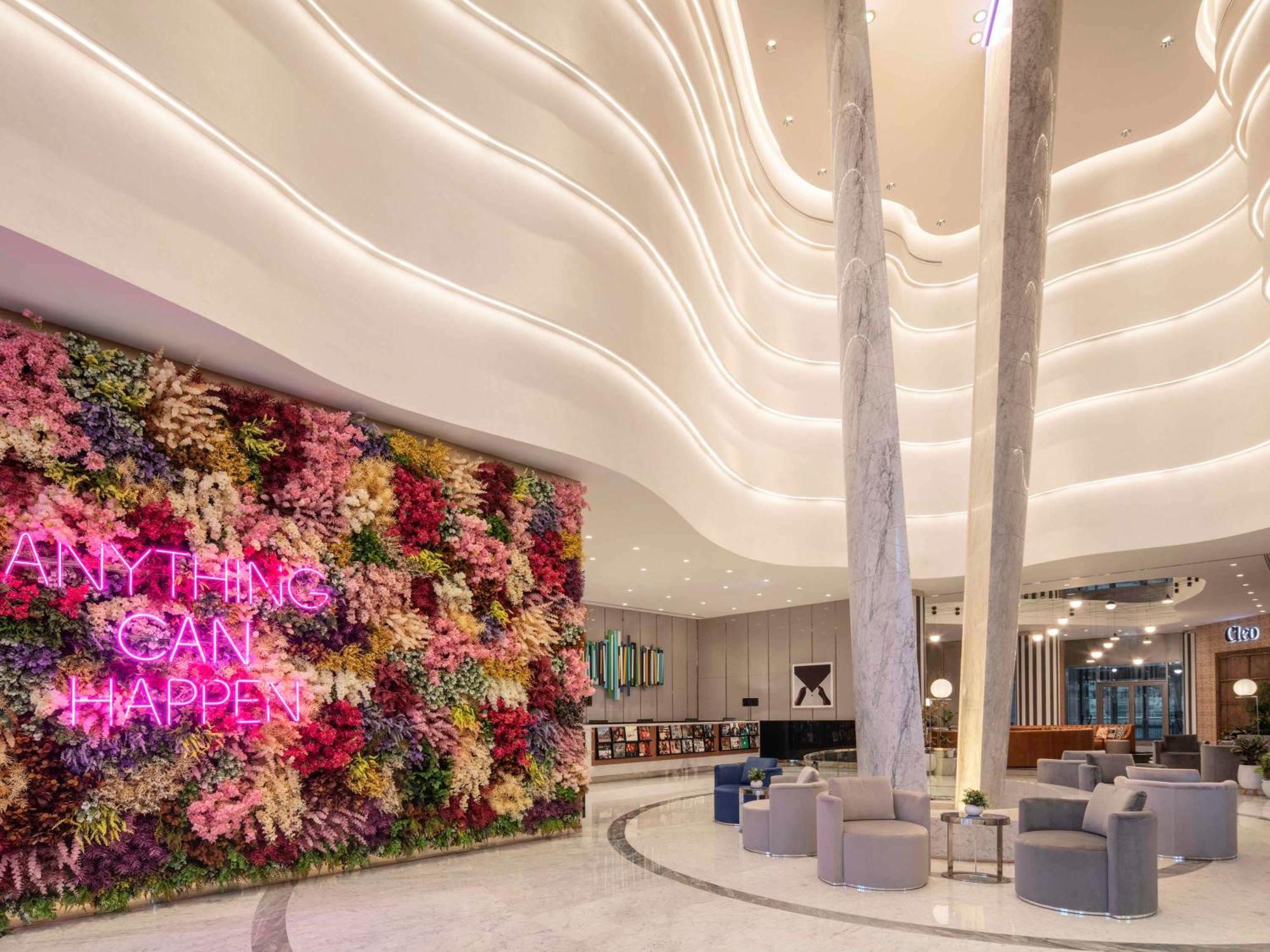 Hyde Hotel Dubai Exterior photo The lobby of the hotel